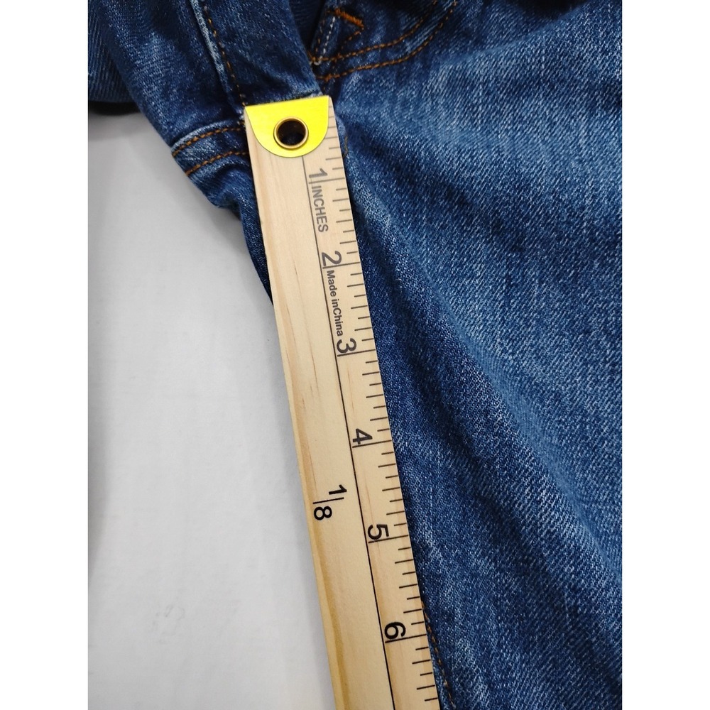 Levis 501 Original Mens Medium Wash Blue Denim Straight Leg Jeans 38x30 Faded - Picture 4 of 12